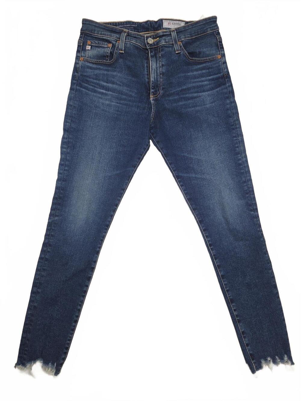 AG Adriano Goldschmied Farrah High Rise Skinny Ankle Jeans Dark Wash Size 30R